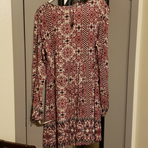 Long sleeve boho dress - Picture 3 of 3